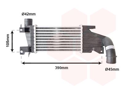 VAN WEZEL Интеркулер 37004417